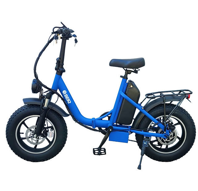 QBEAR CG3 BLUE STEP-THRU FOLDABLE WOMEN’S BIKE