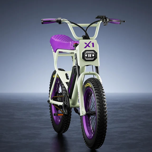 MACFOX E-BIKE X1S X BS.ZAY PURPLE - Image 2