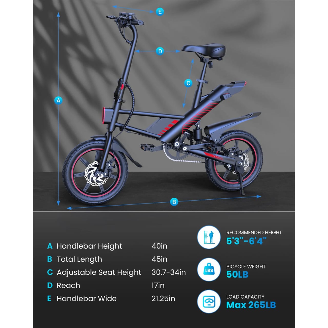 Gyroor C3 Electric Bike 700W 3 Gyroor C3 Electric Bike 700W - Image 3
